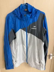EIDER ウィンドブレーカー ジャケット ブルー/白 L