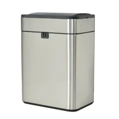 全新品 センサー式ゴミ箱 上向き 自動開閉ゴミ箱 50L ふた付き ダストボックス シルバーのサムネイル