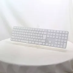 ソフマップ 〔中古品〕 Appleシリコン搭載Macモデル用 Touch ID搭載 Magic Keyboard (テンキー付き) 日本語 ホワイトキー MXK73J／A【262】
