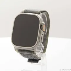 ソフマップ 〔中古品〕 Apple Watch Ultra 2 GPS + Cellular 49mm チタニウムケース グリーン／グレイトレイルループ【349】
