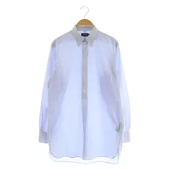 ポロ ラルフローレン POLO RALPH LAUREN ストライプシャツ 長袖 コットン 4 ブルー /MY ■OS