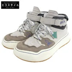 ADERERROR アーダーエラー タッチストラップ ハイカット スニーカー シューズ メンズ グレー 26.0cm 8(US)