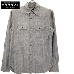 RRL ダブルアールエル ｸﾞﾚｰ系 ｺｯﾄﾝ100% ﾜｰｸｼｬﾂ XS