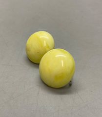 11 天然素材 鲸歯 マッコウクジラ12mm2玉 ばら売り可 - メルカリ