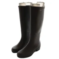 エーグル AIGLE レインブーツ ロング 37 茶 ブラウン /SS ■OS