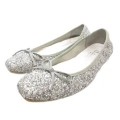 アルテミスバイダイアナ artemis by DIANA バレエシューズ 23cm パンプス グリッター リボン シルバーカラー /AE
