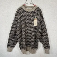 【新品タグ付】イタリア製 LORENZO 総柄 ニット セーター デッドストック