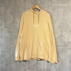 XLARGE ロゴパーカー XL イエロー エクストララージ 黄色 フーディー スウェット プルオーバー ビッグシルエット ゆるだぼ 刺繍ロゴ ストリート 裏毛 オーバーサイズ 綿100% センターロゴ 人気カラー 希少