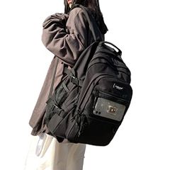 ZESU Women's Large Capacity Korean Backpack, Casual Bag for High School Students, Outdoors, Men's and Women's Bags, Hiking Backpack, Business Bag, School Bag for Women and Men, Commuting Bag