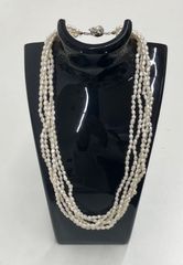 池蝶真珠 淡水真珠 3-3.5mm パールネックレス 42cm - メルカリ