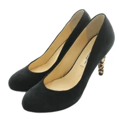 セブントゥエルブサーティ VII XII XXX ヒールパンプス レオパード柄 35 黒 ブラック /SS ■OS ■SH