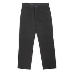 ラスラー RUSTLER 00s 2000年代 ブラックデニムパンツ ストレート ジーンズ Wrangler ラングラー USA ヴィンテージ アメリカ 古着 メンズ ズボン パンツ 黒 W34 L30【中古】