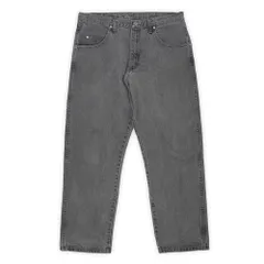 ラングラー Wrangler 00s 2000年代 ブラックデニムパンツ ストレート ジーンズ USA ヴィンテージ アメリカ 古着 メンズ ズボン パンツ 黒 W36 L30【中古】