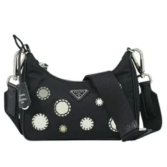本物 プラダ PRADA Re-Edition 2005 ショルダーバッグ ポシェット ナイロン ブラック バッグ 中古・