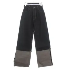 オリエンス Oriens ジャーナルスタンダード JOURNAL STANDARD タグ付き ロールアップデニムパンツ ジーンズ コットン 紺 ネイビー 24