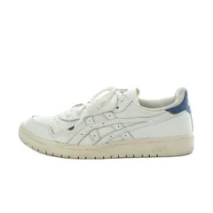 アシックス asics JAPAN Sスニーカー シューズ 23cm ホワイト✕ネイビー 白 1201A558 ■SH /RI ■OS