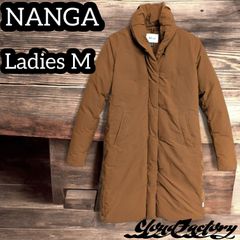 極美品 NANGA ナンガ オーロラテックス ダウンハーフコート ベージュ S