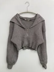 NICE CLAUP ニット/セーター F グレー