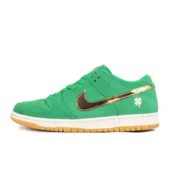 美品 NIKE ナイキ サイズ:27.5cm SB DUNK LOW PRO ST. PATRICKS DAY (BQ6817-303) ダンク ロー セント パトリック ラッキーグリーン メタリックゴールド US9.5 ローカット スニーカー シューズ