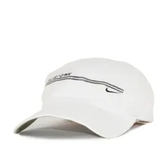 NIKE ナイキ キャップ 90s NIKETOWNロゴ ツイル 6パネルキャップ ホワイト 白 90年代 vintage ヴィンテージ 古着 帽子【メンズ】