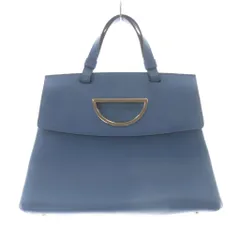 サマンサタバサ Samantha Thavasa ハンドバッグ フェイクレザー 青