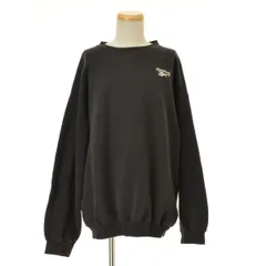 【REEBOK】90s〜 ロゴ刺繍長袖スウェット