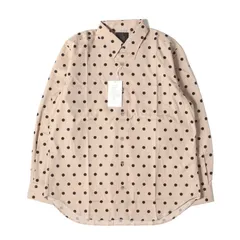 新品 The Stylist Japan スタイリストジャパン シャツ サイズ:S 22AW ドット柄 コットンブロード シャツ ベージュ トップス カジュアルシャツ 長袖【メンズ】のサムネイル