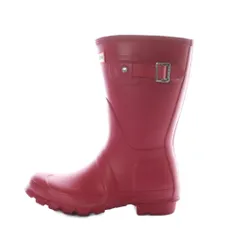 ハンター HUNTER オリジナルショートレイン ブーツ 長靴 防水 ベルト UK3 22cm ピンク WFS1000RMA /RI ■OS