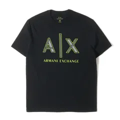 ARMANI EXCHANGE アルマーニエクスチェンジ ロゴ Tシャツ / REGULAR ブラックXS