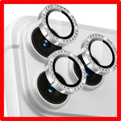 ★送料無料★Color:シルバー_Size:iPhone17 Pro/17 ProMax用 【4枚入り】レンズカバー iPhone 17 Pro /17 Pro Max 用 カメラフィルム キラキラ アイフォン17Pro/17Pro Max カメラ保護 ピカピ