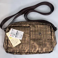 【タグ付き未使用品】YAMATOYA キキ２ ネオＷポケットポシェット ブロンズ　老舗ヤマト屋 RAVIRAVI ラビラビ ショルダーバッグ 斜めがけ ゴールド系 金色系 500mlペットボトル可 隠し底