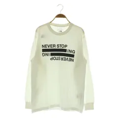 ザノースフェイス THE NORTH FACE NT32405 L/S NEVER STOP ING Tee ロンT M ホワイト /MY ■OS