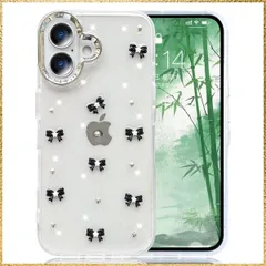 ★送料無料★01_iPhone17 Pro Max YUYIB スマホケース 対応 iPhone 17 Pro Max クリアケース 透明 キラキラ フラッシュ リボン 真珠 チューリップ かわいい スフとTPU 傷防止背面 滑り止め 衝撃吸収 おもしろい キ