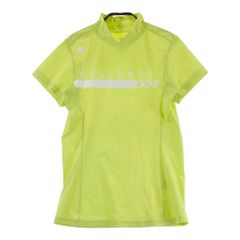 マークアンドロナ ハイネック 半袖Tシャツ モックネック イエロー 36(S