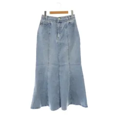 スナイデル SNIDEL 24AW マーメイドデニムスカート 1 ライトブルー /DO ■OS
