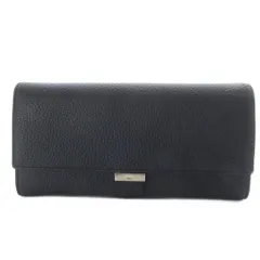 ケイトスペード KATE SPADE 長財布 二つ折り フラップ レザー ブラック PWRU5162 /YO27