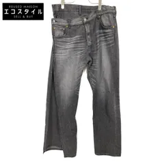 JUNYA WATANABE MAN ジュンヤワタナベマン ×ﾘｰﾊﾞｲｽ ﾌﾞﾗｯｸ AD2024 WO-P216 ﾗｯﾌﾟﾃﾞｻﾞｲﾝ ﾃﾃﾞﾆﾑﾊﾟﾝﾂ L