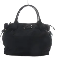 ケイトスペード KATE SPADE ハンドバッグ ナイロン レザー ブラック /YO3
