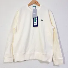 LACOSTE×BEAMS BOY 19AW 別注 ヘビーピケロングスリーブTシャツ オフホワイト FREE