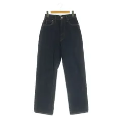 6 ROKU BEAUTY&YOUTH B&Y ロク ビューティーアンドユース デニムパンツ ジーンズ ストレート ハイウエスト 26 ネイビー /MY ■OS ■SH