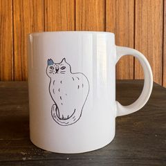 カネコアヤノ 猫イラスト マグカップ - メルカリ