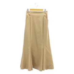 セルフォード CELFORD 23AW フェイクレザーマーメイドスカート フレア マキシ ロング 36 S 茶 ブラウン /AT ■OS