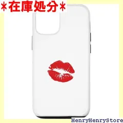 赤い口紅マークキス スマホケース iPhone 12/12 Pro 用 2646