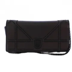 クリスチャンディオール Christian Dior ディオラマ ショルダーバッグ レザー ブラック /KH ■OH