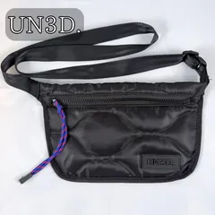 UN3D. QUILTING BODY BAG ブラック　クロスボディ ボディバッグ キルティング 2022 ムック本付録品　ショルダーバッグ 斜めがけ