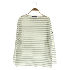 セントジェームス SAINT JAMES コットンボーダーロングスリーブTシャツ ロンT ボートネック T3 グレー /MY ■OS