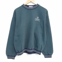 XL/古着 長袖 スウェット メンズ 00年代 00s スペシャルオリンピック クルーネック USA製 濃緑 25dec24