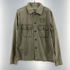 【中古品】REMI RELIEF レミレリーフ L/S STUDS WORK SHIRT シャツ 【140-260214-WA-03-iwa】