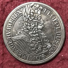 87 1オーストリア 銀貨 レオポルド1世 古銭 銀貨 1632年 41mm - メルカリ