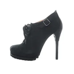 ユナイテッドヌード UNITED NUDE ブーティ ハイヒール レースアップ 38 24cm 24.5cm 黒 ブラック /RI ■OS